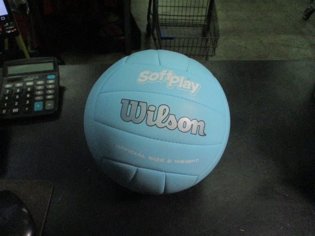 Load image into Gallery viewer, Used Wilson Softplay Official Size Volleyball
