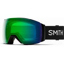 New Smith I/O Mag XL Black/Chromapop Everyday Green Mirror Ski Goggles - Large