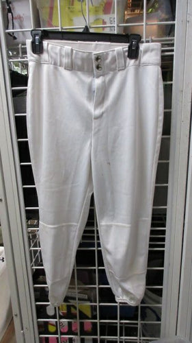 Used Wilson White Baseball Pants Elastic Bottoms Youth Size XL