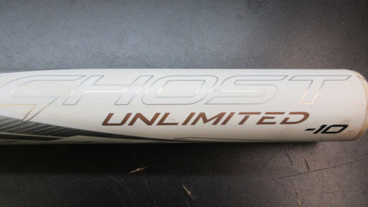Used Easton Ghost Unlimited 33" -10 Fastpitch Softball Bat