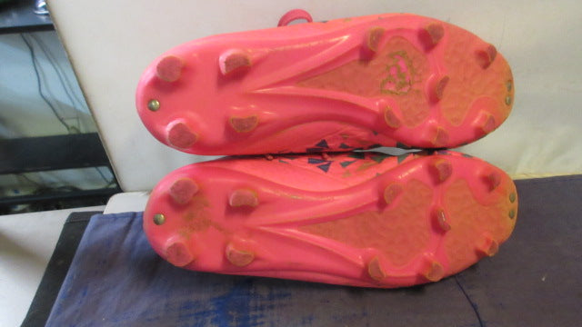 Load image into Gallery viewer, Used Pink Soccer Cleats Youth Size 2.5
