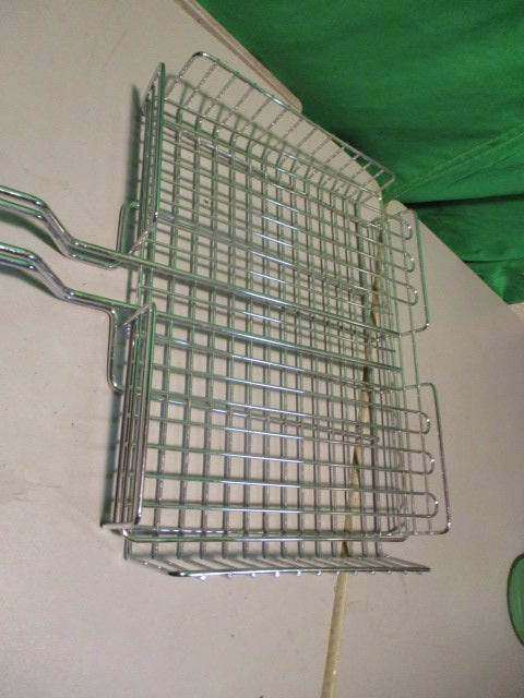 Load image into Gallery viewer, Used 9" BBQ Grill Basket  9" x 13" Grilling Steaks, Fish, Vegetables
