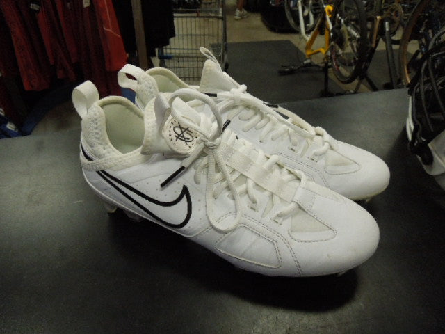 Load image into Gallery viewer, Like New Lacrosse by Nike Cleats in White Size 7.5
