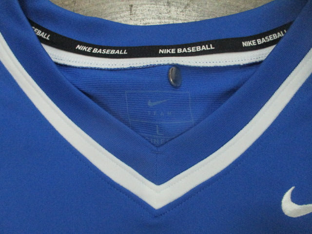 Load image into Gallery viewer, Nike Vapor Select V-Neck Baseball Jersey Royal Blue Men's Size Large
