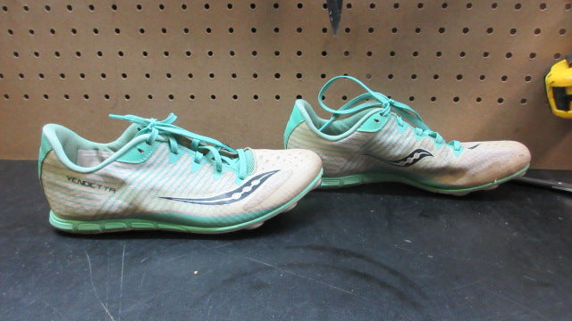 Load image into Gallery viewer, Used Saucony Vendetta Track Cleats - Size Womens 8
