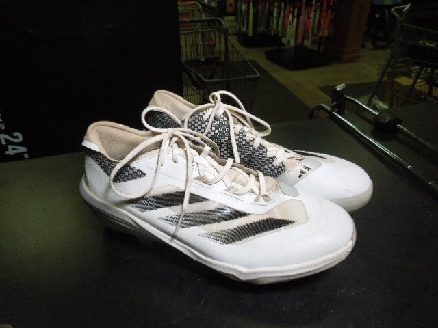 Load image into Gallery viewer, Used Adidas Adizero Impact Molded Cleats in White Size 11
