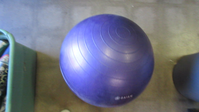 Load image into Gallery viewer, Used Gaiam Purple 55cm Exercise Ball
