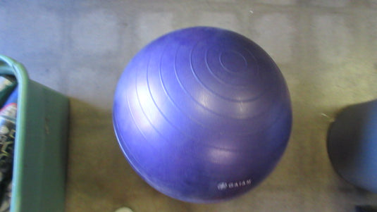 Used Gaiam Purple 55cm Exercise Ball