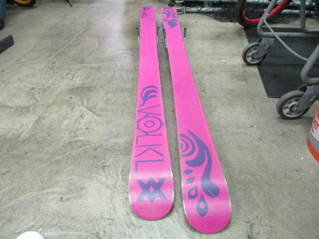 Load image into Gallery viewer, Used Volkl Aura 170CM Downhill Skis W/ Salomon Bindings
