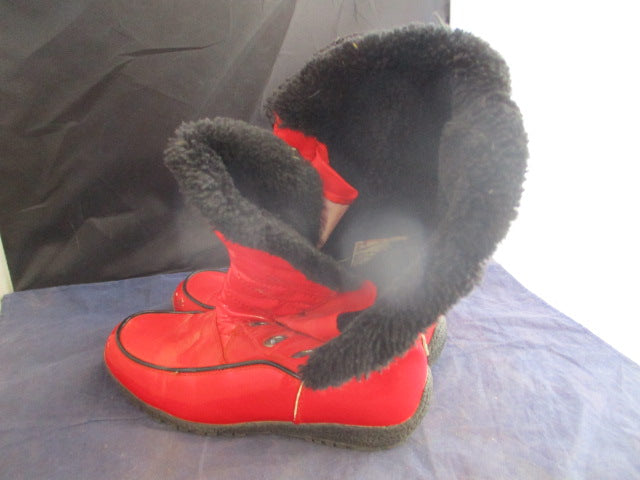 Load image into Gallery viewer, Used Sporto Cold Red Snow Boots Size 6
