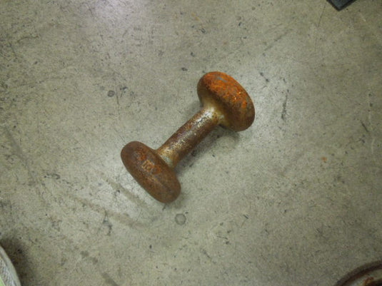Used Vintage Healthway Cast Iron 10lb Dumbbell Heavy Rust