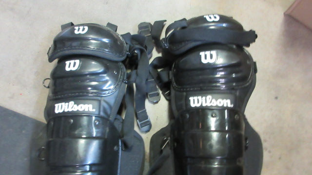 Load image into Gallery viewer, Used Wilson A3422 Catcher&#39;s Shin Guards
