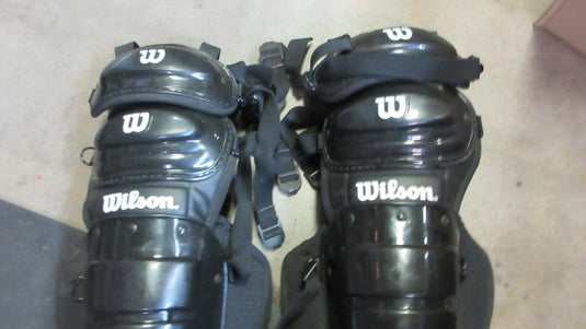 Used Wilson A3422 Catcher's Shin Guards
