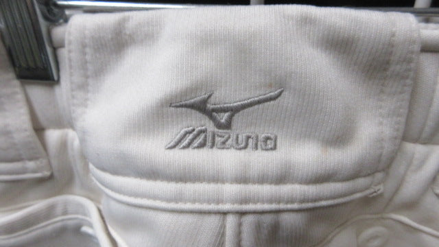 Load image into Gallery viewer, Used Mizuno Elastic Bottom Pants Youth Size Small - stained and worn knees
