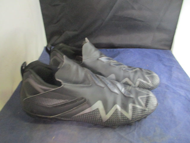 Load image into Gallery viewer, Used Adidas Freak Spark J &#39;Black Night Metallic&#39; Velcro Cleats Adult Size 12
