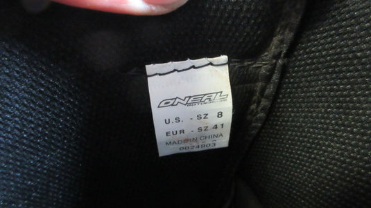 Used O'Neal Element MX Motorcross Boots - Size 8