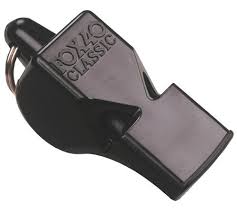 New Fox 40 Classic Official Referee Whistle - Black