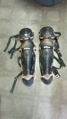 Used Wilson C1K Shin Guards Size Adult