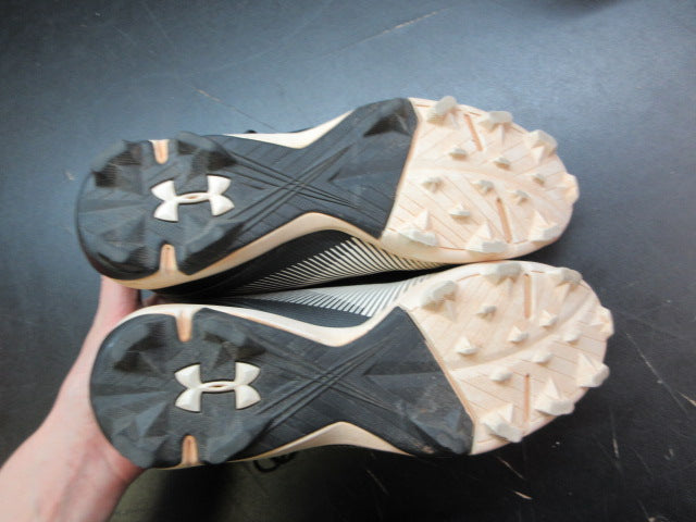 Load image into Gallery viewer, Used Under Armour Leadoff Low RM Baseball Cleats - Size Youth 5
