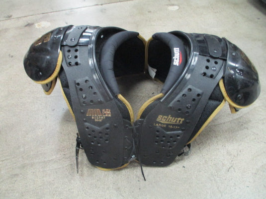 Used Schutt Mid Flex 4.2 Football Shoulder Pads Size Youth Large