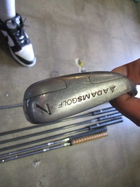 Used Adams Golf A12 OS Iron Hybrid Set 4-9, PW, SW - LH