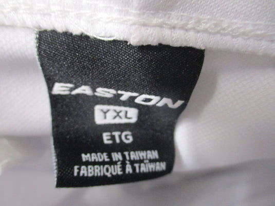 Used Easton White Elastic Bottom Pants Youth Size XL