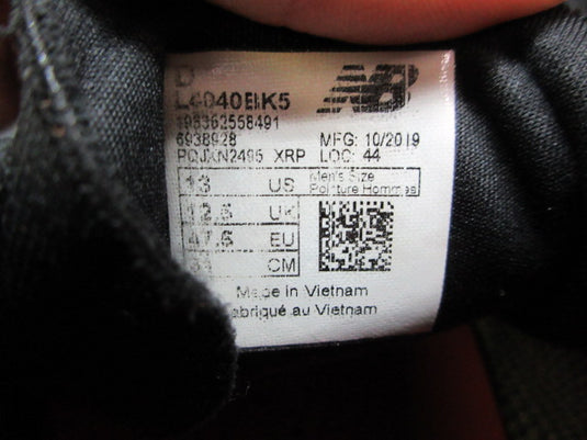 Used New Balance Men's 4040v5 Metal Baseball Cleats - Size 13