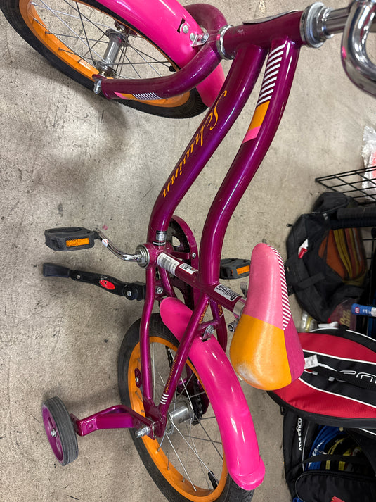 Used Schwinn Smart Start Transition Youth Bicycle with Training Wheels