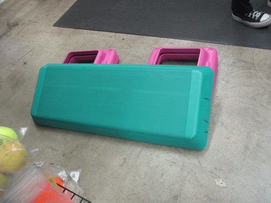 Used Aerobic Step W/ 4 Risers