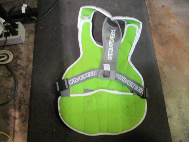 Load image into Gallery viewer, Used Maverick AX Suede EKG Lacrosse Goalie Chest Protector Size XS
