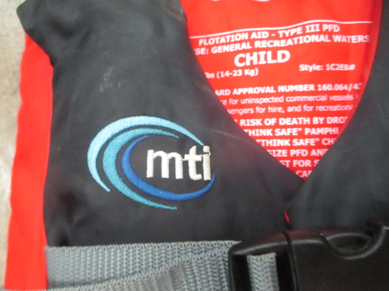 Load image into Gallery viewer, Used Mti Livery Child 30-50LB Water Life Jacket
