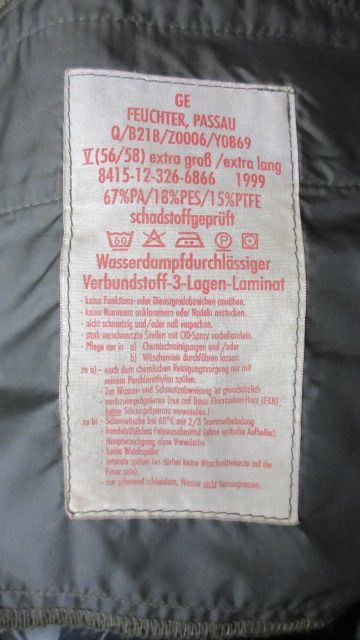 Load image into Gallery viewer, Used German Flecktarn Camo Parka Jacket Adult Size XL Extra Long - peeling liner
