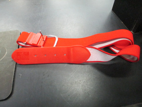 Used All Star Red Adult Baseball Belt