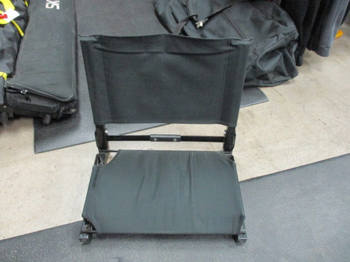 Used The Stadium Chair Company Black Folding Chair