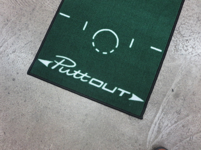 Load image into Gallery viewer, Like New PuttOut Medium Roll Up Putting Mat with Carry Bag
