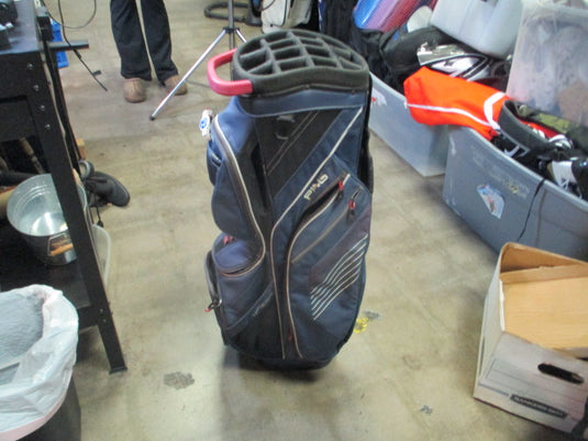 Used Ping Traverse Navy Black Cart Bag Golf Bag