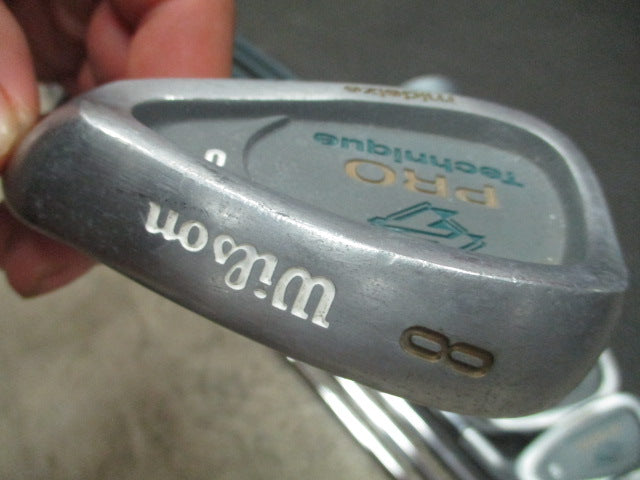 Load image into Gallery viewer, Used Wilson Pro Technique Iron Set 3-9, PW, Driver, 5 Wood, 3 Wood - RH
