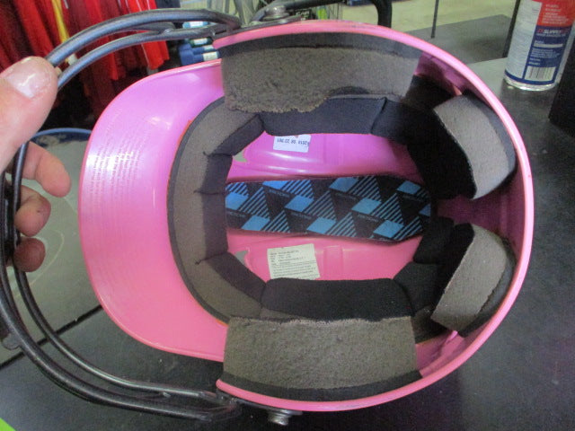 Load image into Gallery viewer, Used Easton Alpha Batting Helmet in Pink With Face Guard Size 6 1/4" - 6 7/8"
