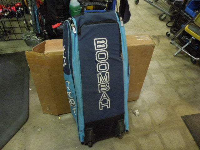 Load image into Gallery viewer, Heavy Use Boombah Rolling Equipment and Bat Bag in Blue
