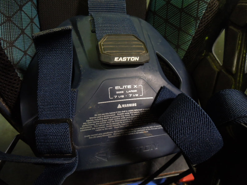Load image into Gallery viewer, Used Easton Elite X Catchers Helmet Size Large 7 1/8 - 7 1/2

