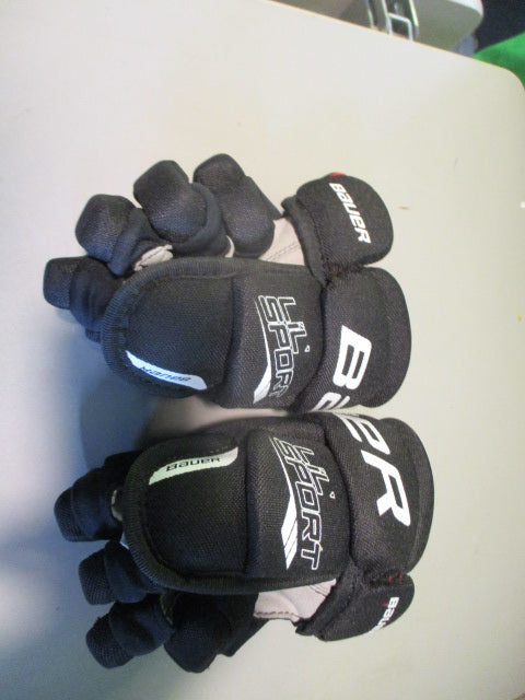 Load image into Gallery viewer, Used Bauer LiL Sport Size 8&quot; Hockey Gloves
