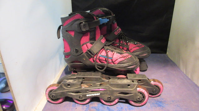 Load image into Gallery viewer, Used Schwinn Switcher Roller Skates / In Line Skates Adjustable Size 5 - 8
