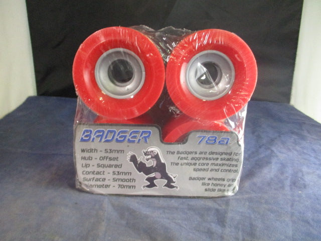 Load image into Gallery viewer, Hooligan Badger 70mm 78a Longboard Wheels
