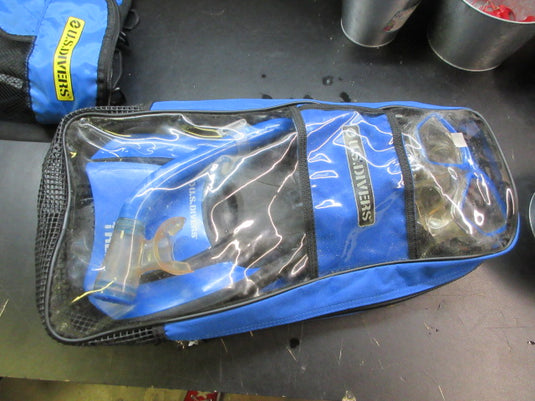 Used U.S Divers Trek Admiral LX Snorkel Set - Size Small 4-7