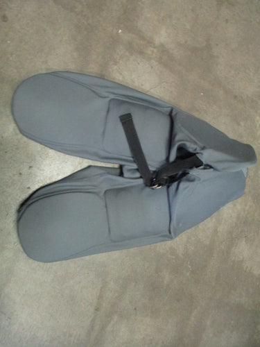 Used A4 Grey Football Pants w/ Pads Size Youth Medium