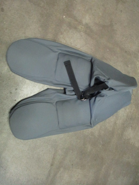 Used A4 Grey Football Pants w/ Pads Size Youth Medium
