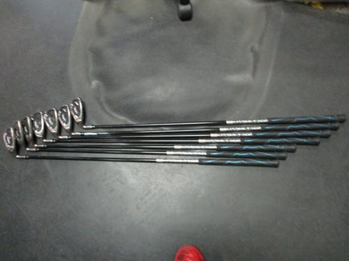 Used Callaway Fusion Wide Sole Women's Left hand Iron Set P,S,A,6i,7i,8i,9i