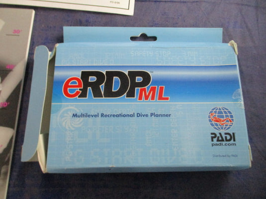 Used Sports Chalet Padi Scuba Dive Planner Kit