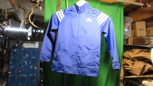 Used Adidas Kids Track Jacket Full Zip - Size 7