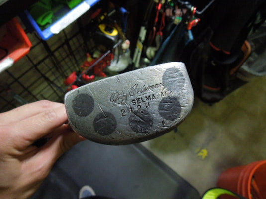 Vintage Otey Crisman Selma, Alabama 212H Left Hand Mallet Putter 31